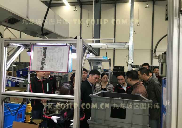 图为专家实地走访企业。(区科协 供图)